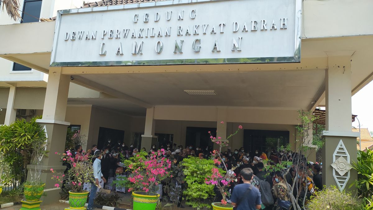 Gedung DPRD Lamongan.(Foto : Dok. Adyad Ammy Iffansah/jatimnow.com)