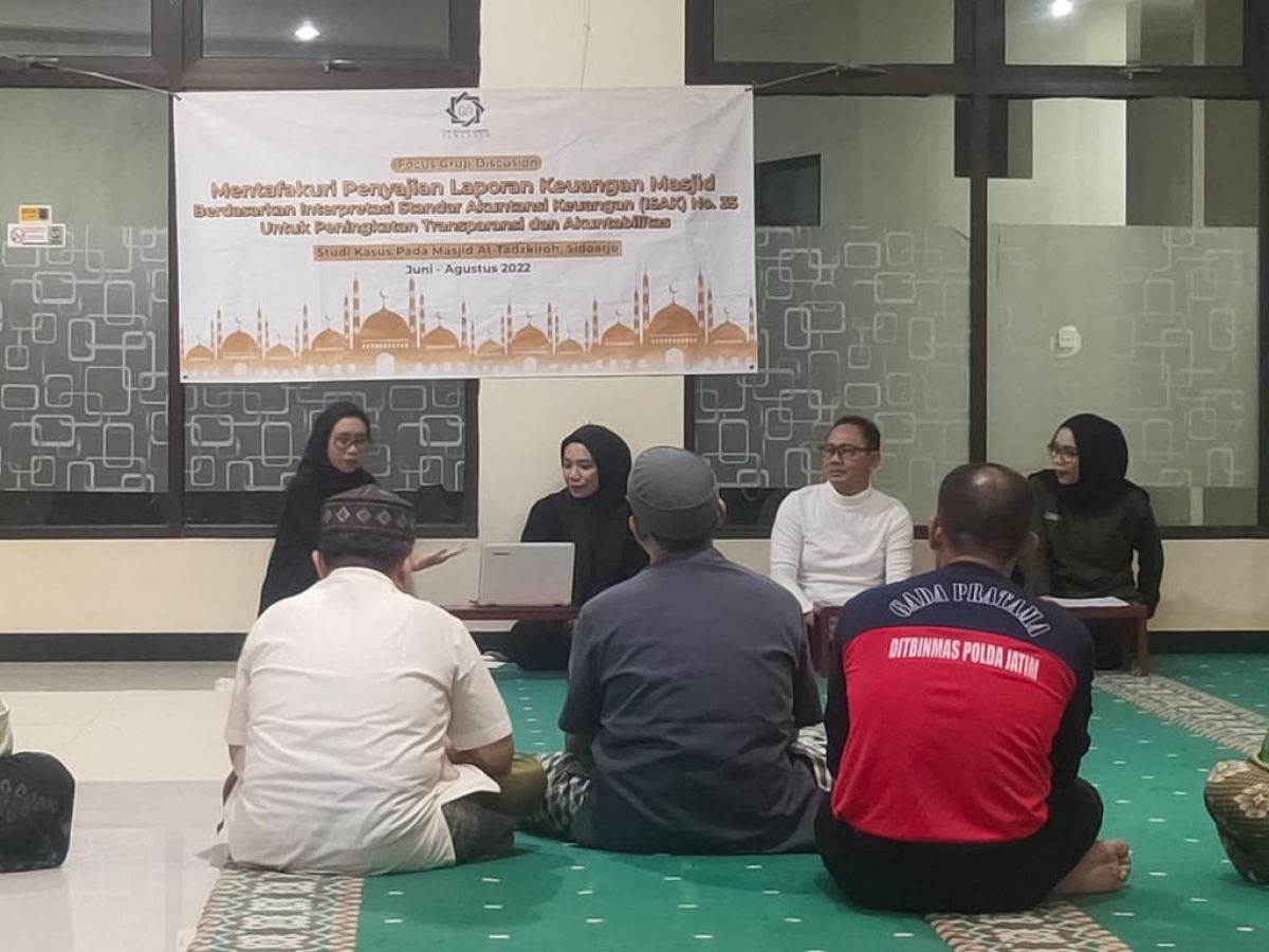 DSAK IAI Sosialisasikan Penerapan ISAK 35 di Masjid At Tadkiroh Sidoarjo