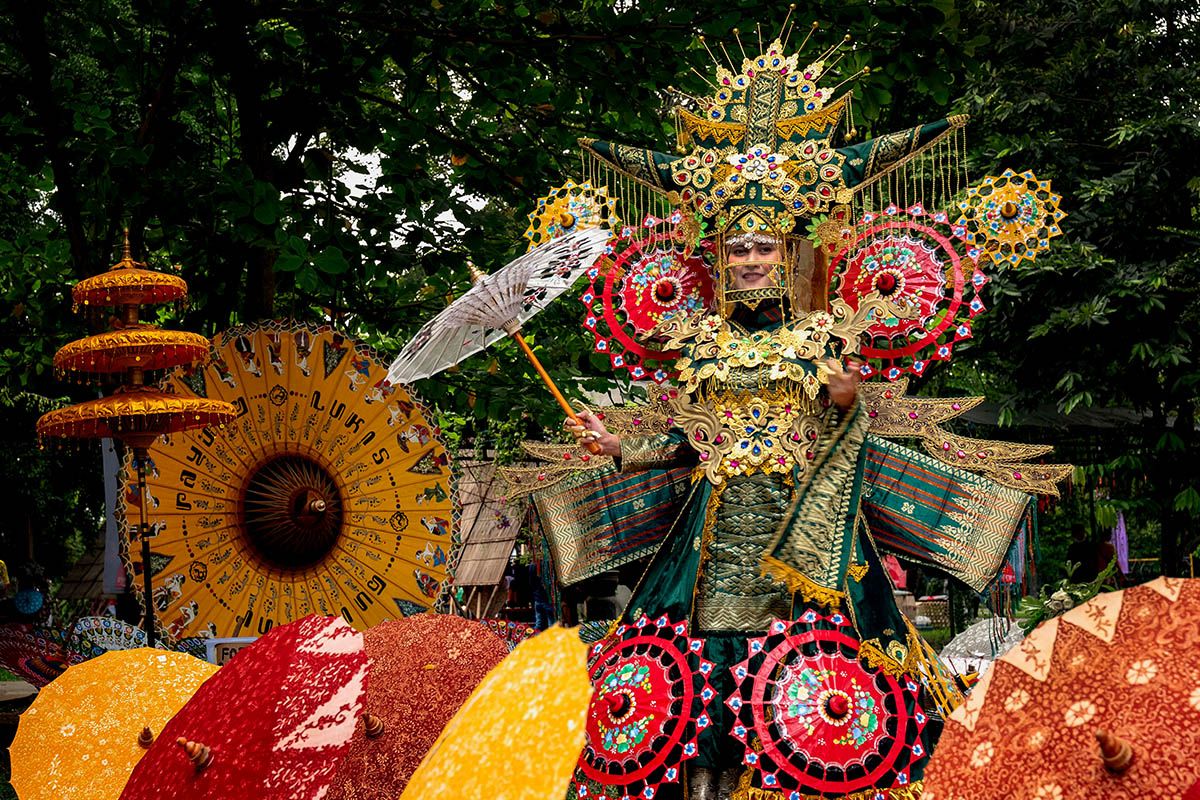Festival Payung.(Foto: Kemenparekraf)