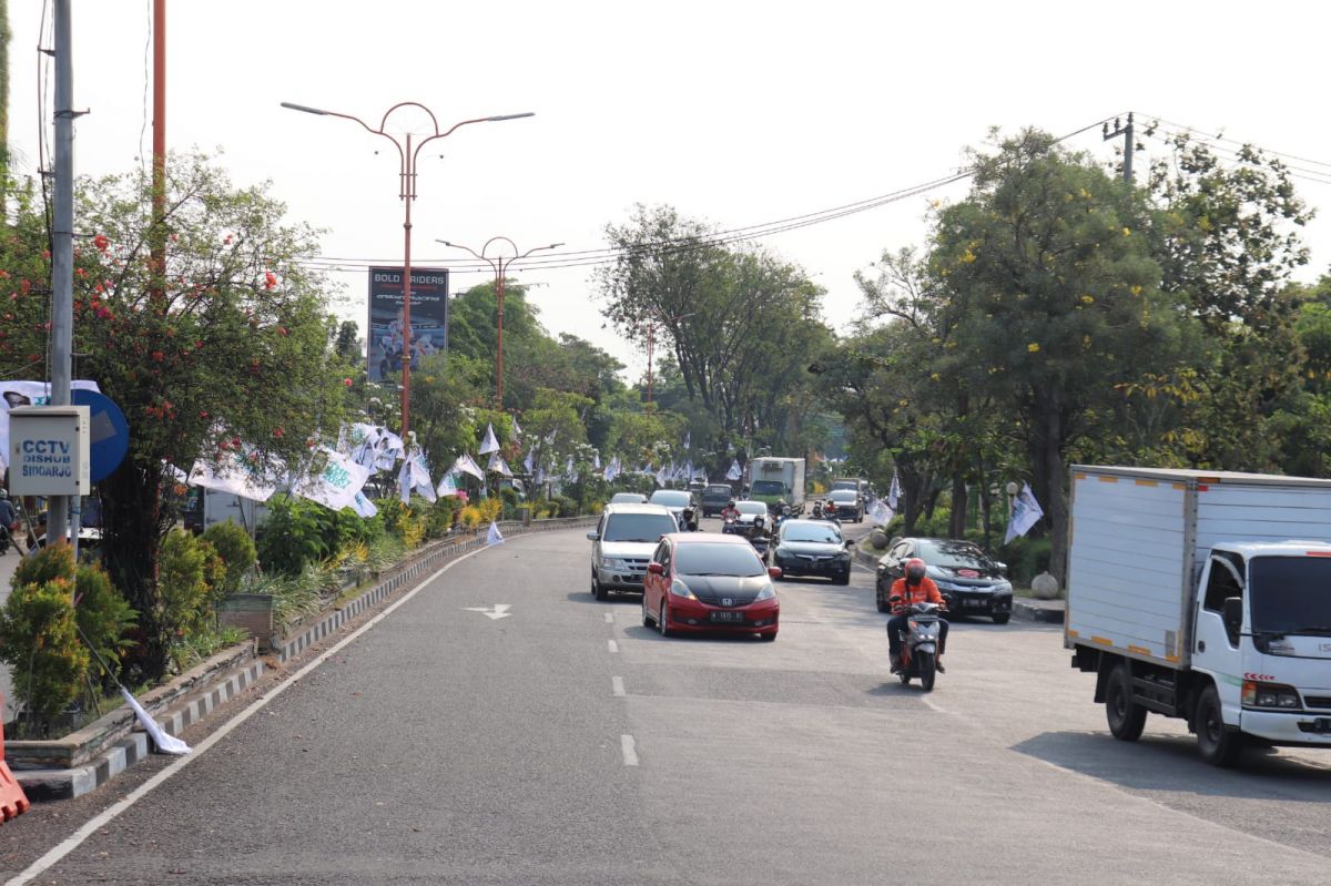 Ilustrasi arus lalu lintas di Sidoarjo (Foto: Instagram Polresta Sidoarjo)