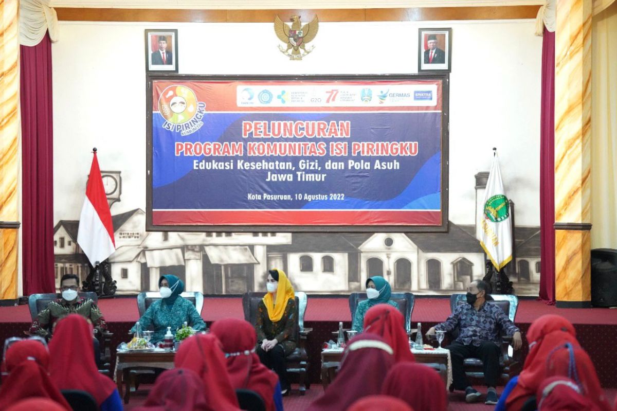 Peluncuran Program Isi Piringku Jatim di Kota Pasuruan (Foto: Dinas Kominfo Kota Pasuruan)