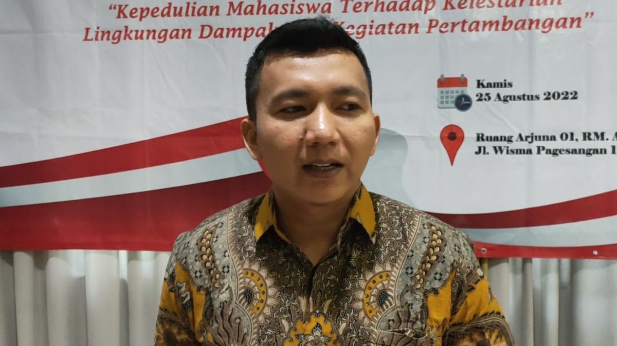 Staf Perizinan Dinas ESDM Jatim, Ridwan (Foto: Zain Ahmad/jatimnow.com)