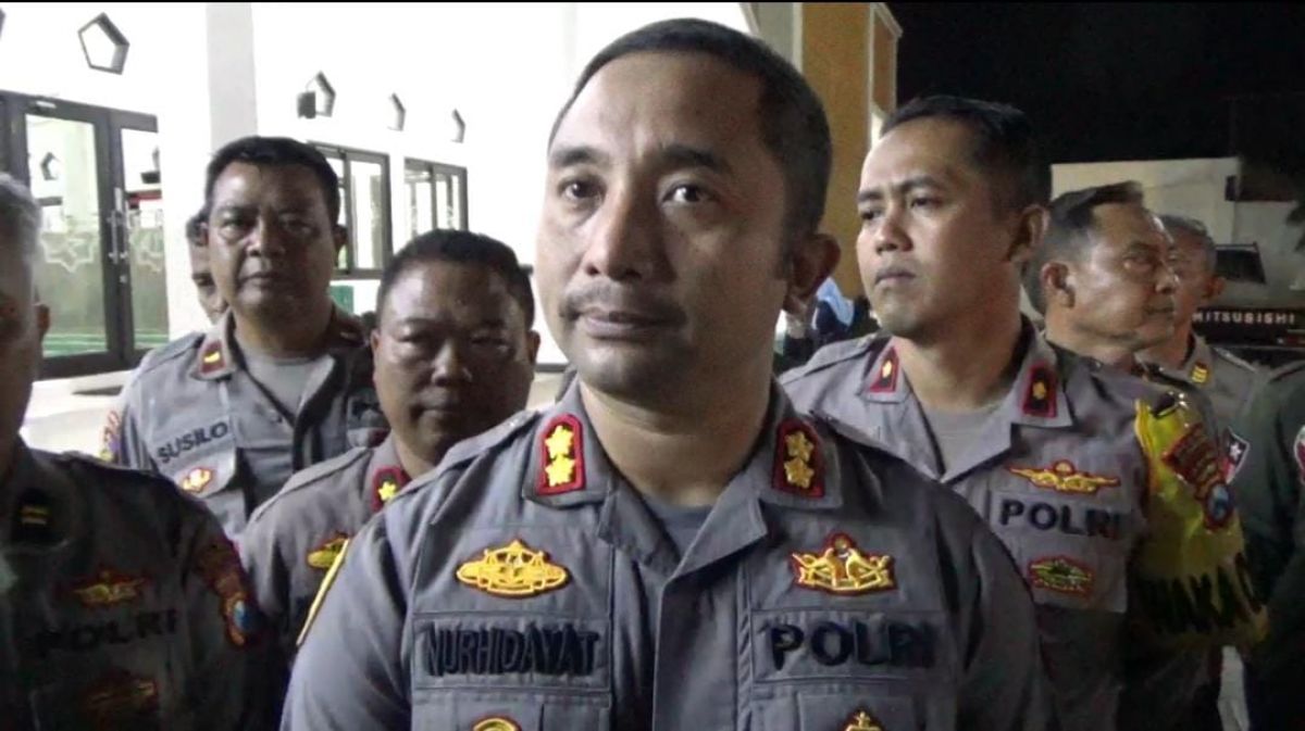 Kapolres Jombang AKBP Moh Nurhidayat saat ditemui sejumlah jurnalis di Polres Jombang.(Foto: Elok Aprianto/jatimnow.com)