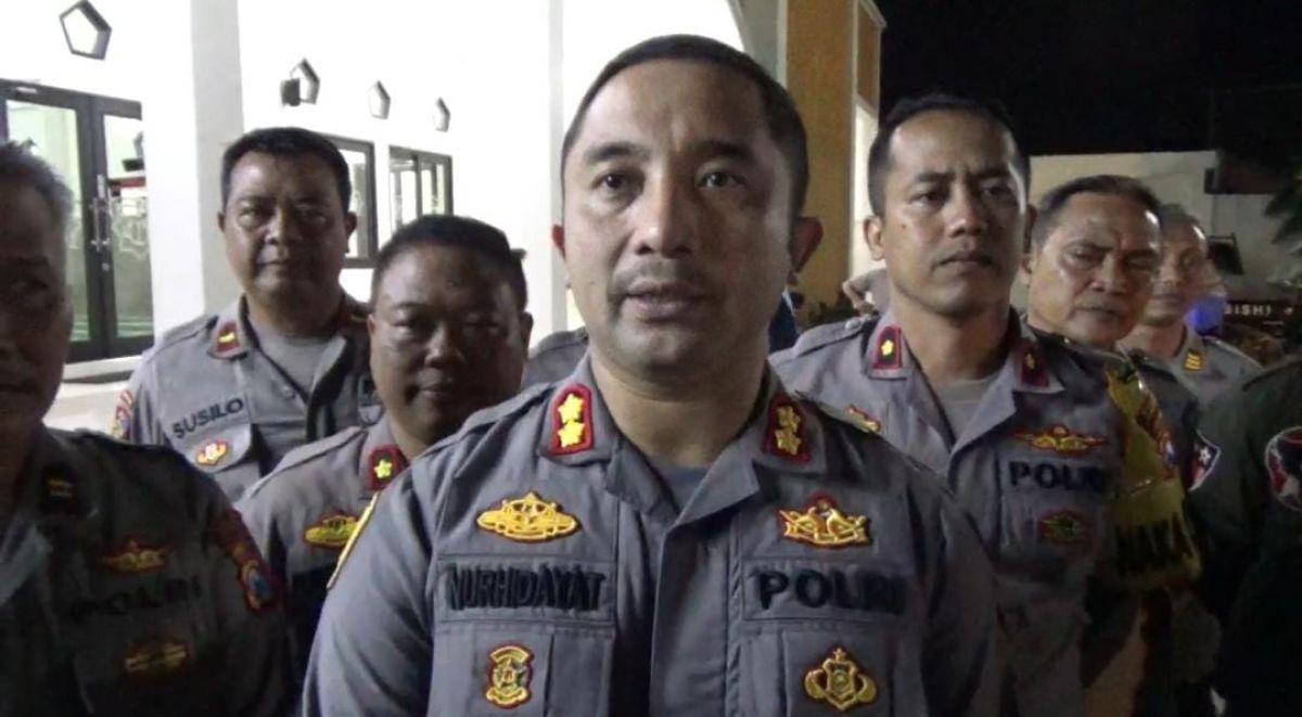 Kapolres Jombang AKBP Moh Nurhidayat saat ditemui sejumlah jurnalis.(Foto: Elok Aprianto)