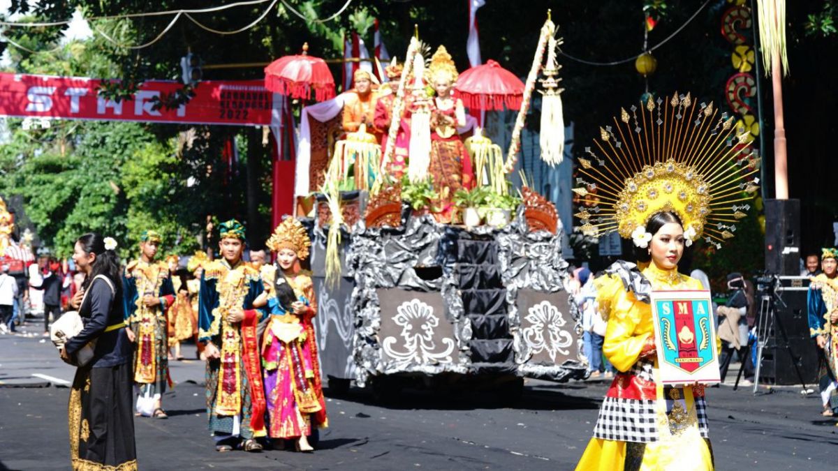 Karnaval Kebangsaan di Banyuwangi.(Foto: Humas Pemkab Banyuwangi)
