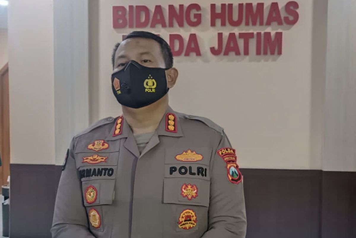 Kabid Humas Polda Jatim, Kombes Pol Dirmanto (Foto: Zain Ahmad/jatimnow.com)