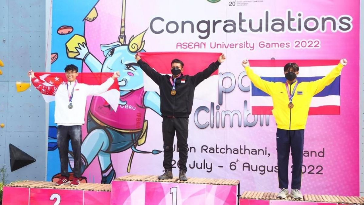 Mahasiswa atlet UMSurabaya peraih 7 medali di ajang ASEAN University Games di Thailand. (Foto: Humas UMSurabaya/jatimnow.com)
