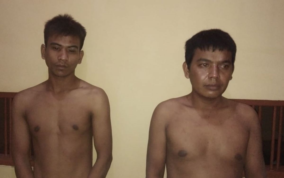 Dua Pria di Sidoarjo Gagal Gondol Motor Curian Usai Dihajar Warga