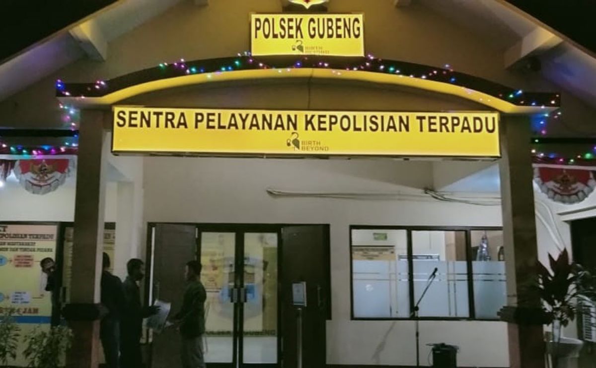 Mapolsek Gubeng, Surabaya (Foto: Pras for jatimnow.com)