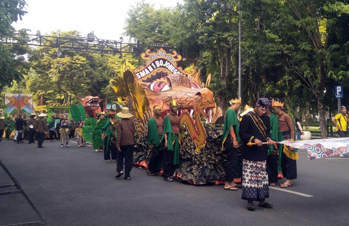 Pawai Budaya Bojonegoro (Foto-foto: Misbahul Munir/jatimnow.com)
