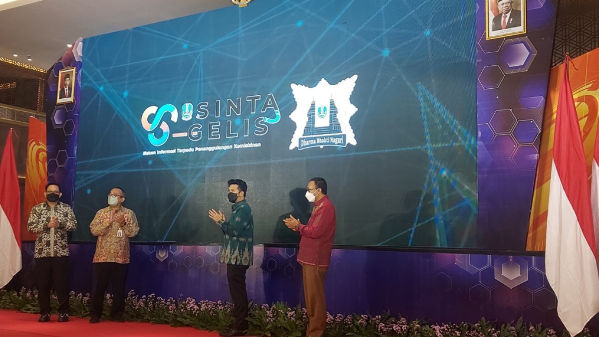 Launching Aplikasi Sinta Gelis.(Foto: Ni'am Kurniawan/jatimnow.com)