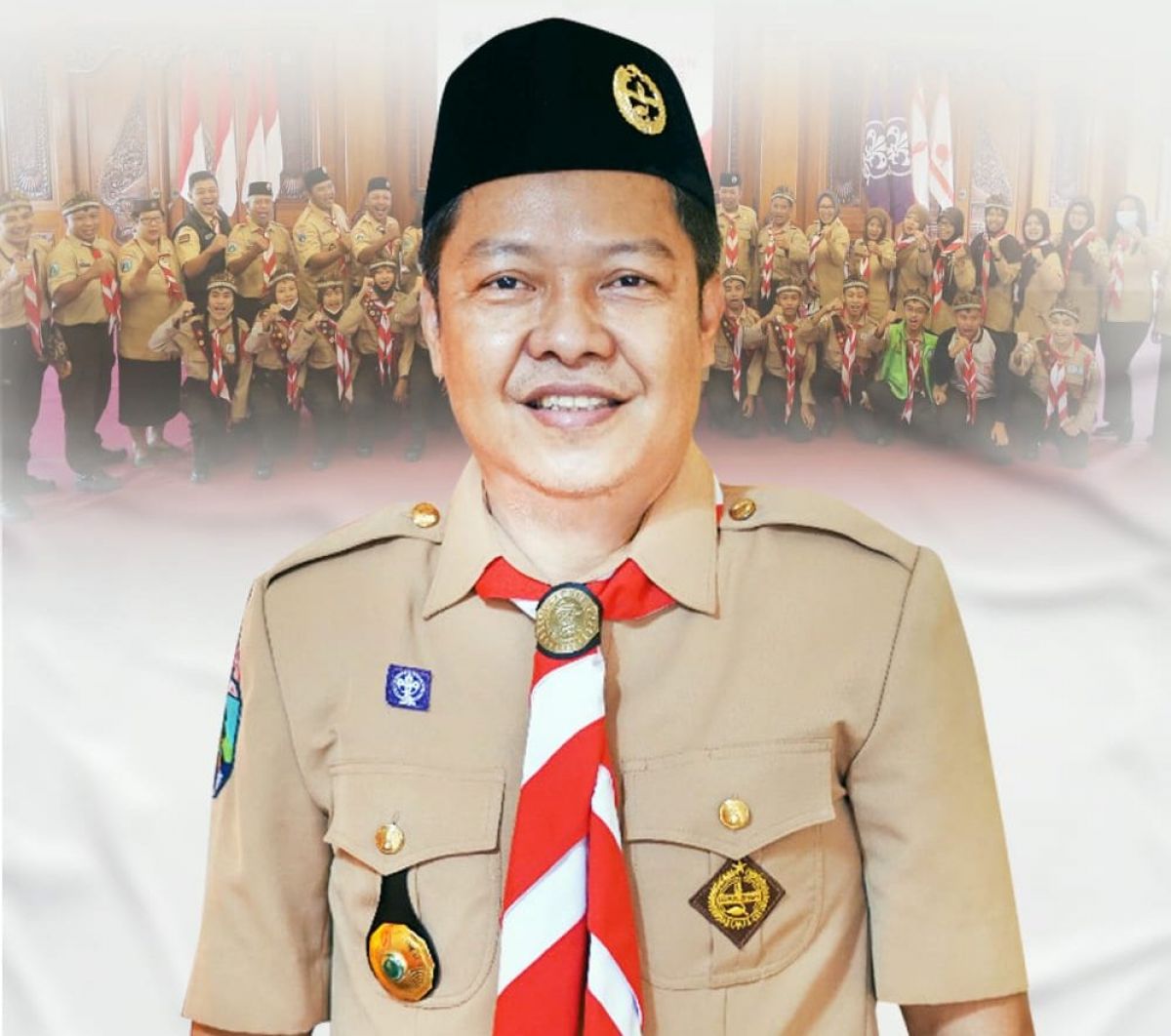 Ketua Kwarcab Pramuka Kota Mojokerto, Supriyadi Karima Saiful. (Foto: dokumentasi)