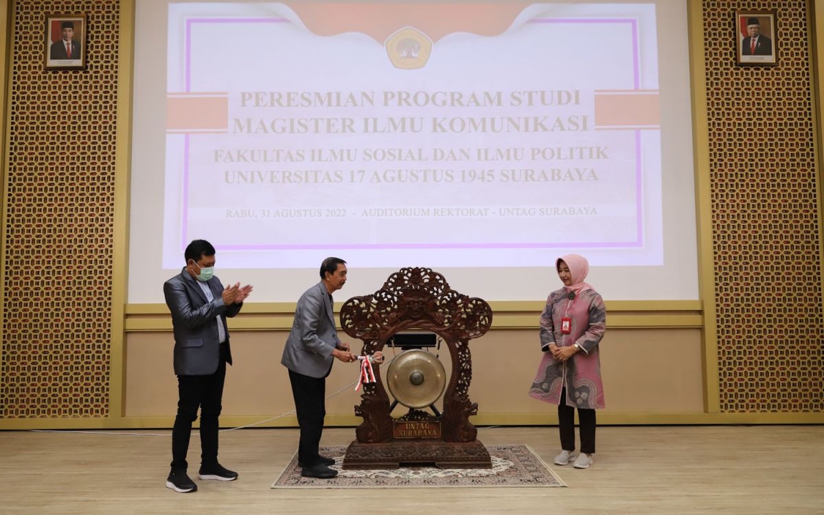Untag Surabaya membuka Prodi Magister Ilmu Komunikasi (Foto: Fahrizal Tito/jatimnow.com)