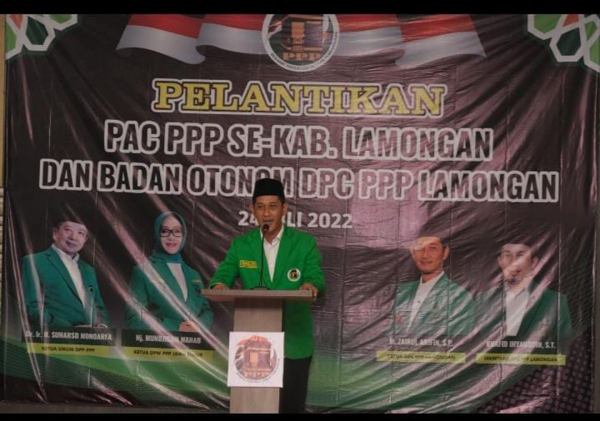 Ketua DPC PPP Lamongan Zainul Arifin.(Foto: PPP Lamongan for jatimnow.com)