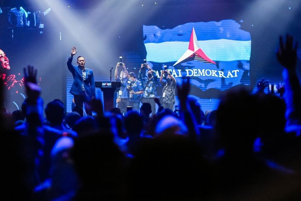 AHY dalam Rapimnas Demokrat. (Foto: dok Demokrat Jatim/jatimnow.com)