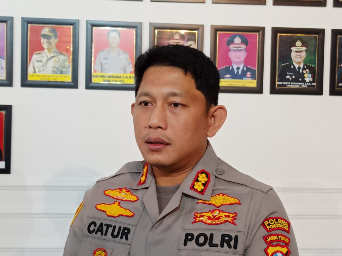 Kapolres Ponorogo AKBP Catur Cahyono Wibowo.(Foto: Mita Kusuma)