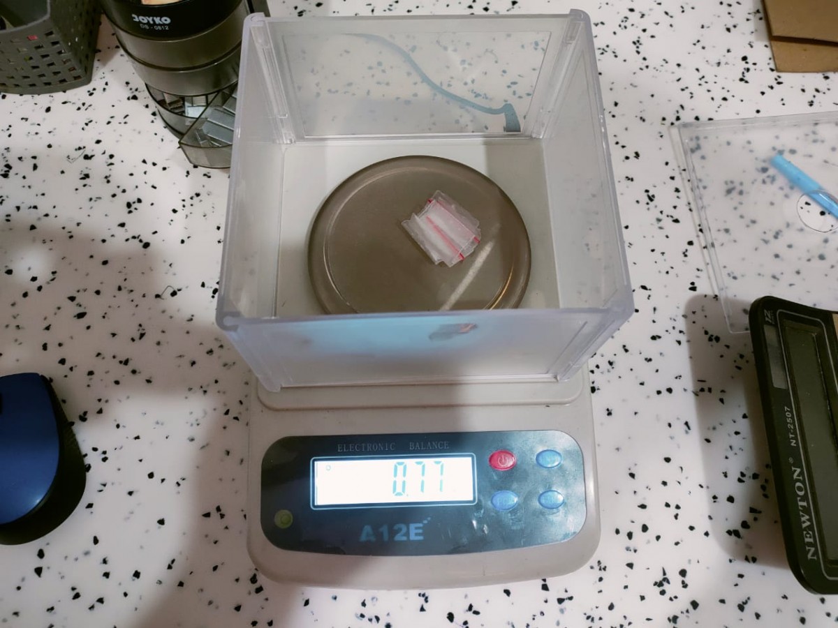 Barang bukti sabu dari tersangka Ramli.(Foto: Fathor Rahman)