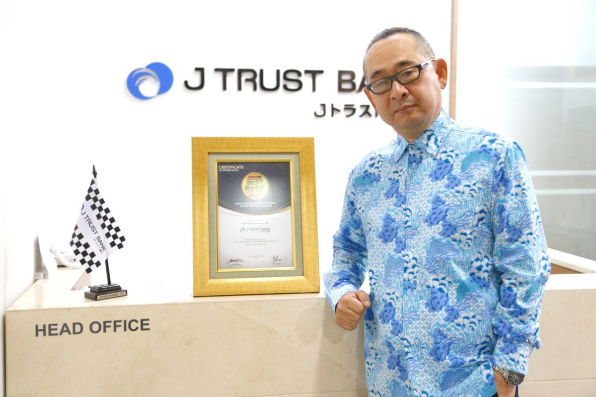 Direktur Utama J Trust Bank Ritsuo Fukadai.(Foto: J Trust Bank for jatimnow.com)