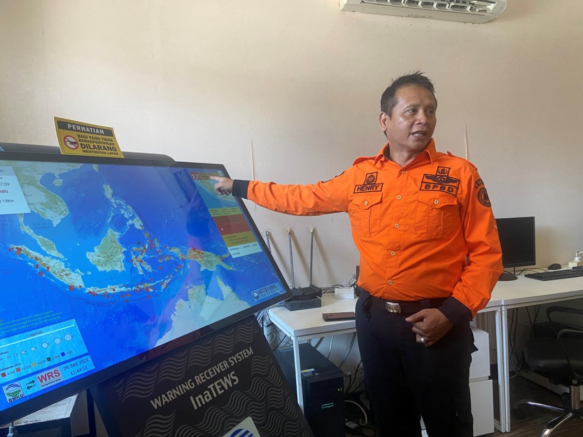 Kepala Pelaksana BPBD Ponorogo Henry Indra Wardhana.(Foto: Mita Kusuma/jatimnow.com)