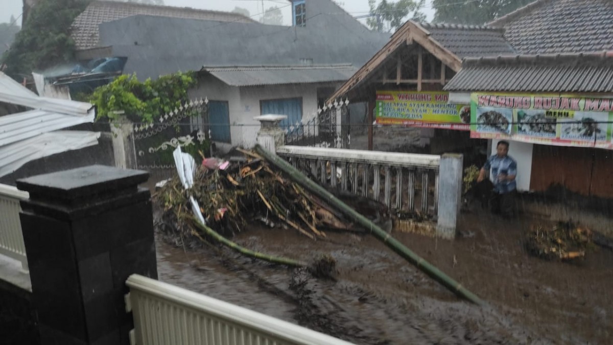 Banjir bandang yang pernah tejradi di Kota Batu. (Foto: Dok. jatimnow.com)