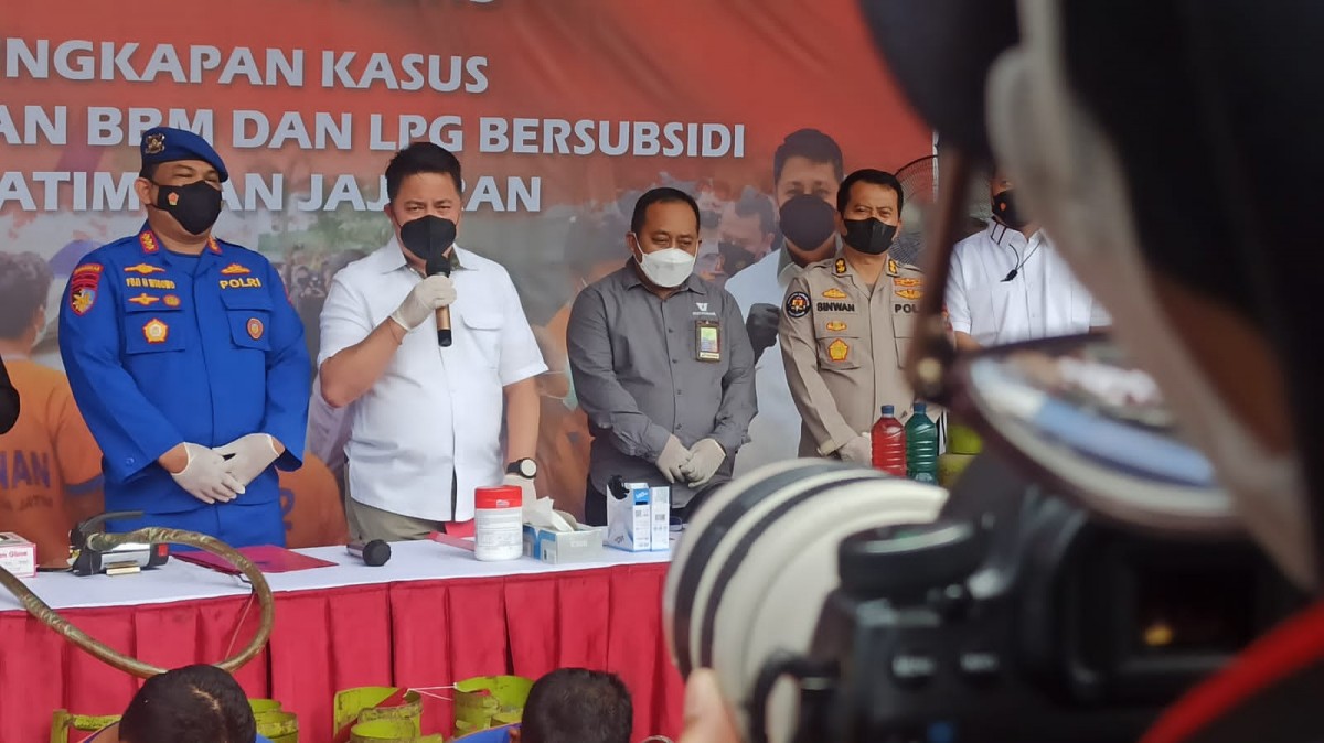 Penyalahgunaan BBM dan Elpiji Bersubsidi di Jatim Dibongkar, 92 Orang Diamankan