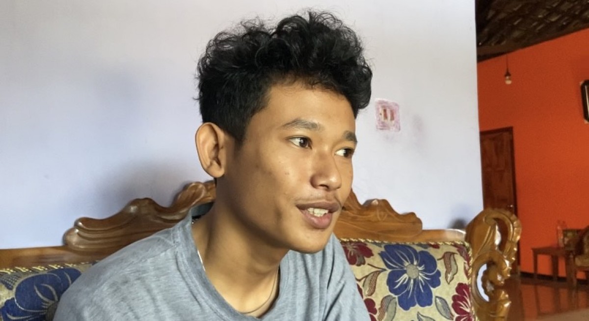 Muhammad Agung Hidayatullah (MAH) warga Kecamatan Dagangan, Kabupaten Madiun. (Foto: Mita Kusuma/jatimnow.com)