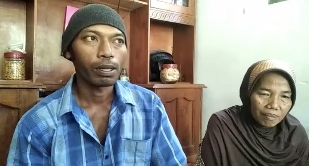 Didik Purnomo kakak kandung korban (Foto: Dwi Kuntarto Aji/jatimnow.com)