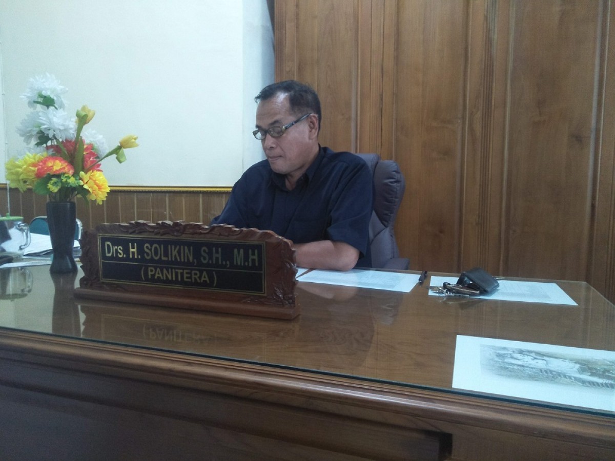 Ketua Panitera PA Bojonegoro Solikin Jamik. (Foto: Misbahul Munir/jatimnow.com)