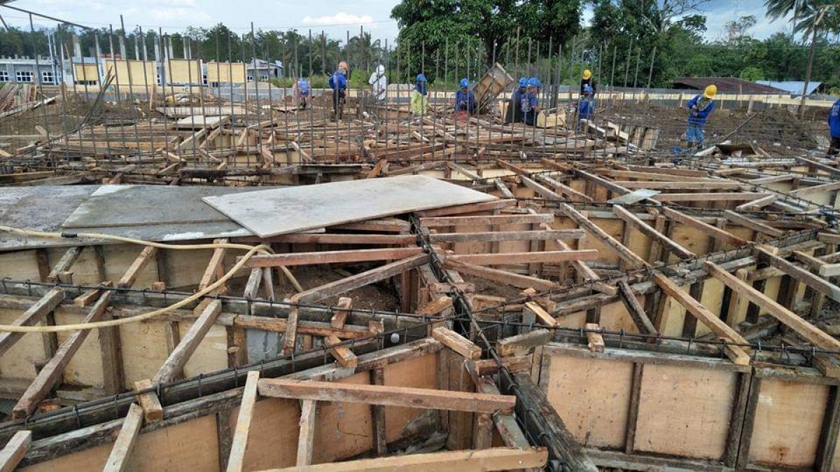 Konstruksi Sarang Laba-Laba (KSLL). (Foto: Aril for jatimnow.com).