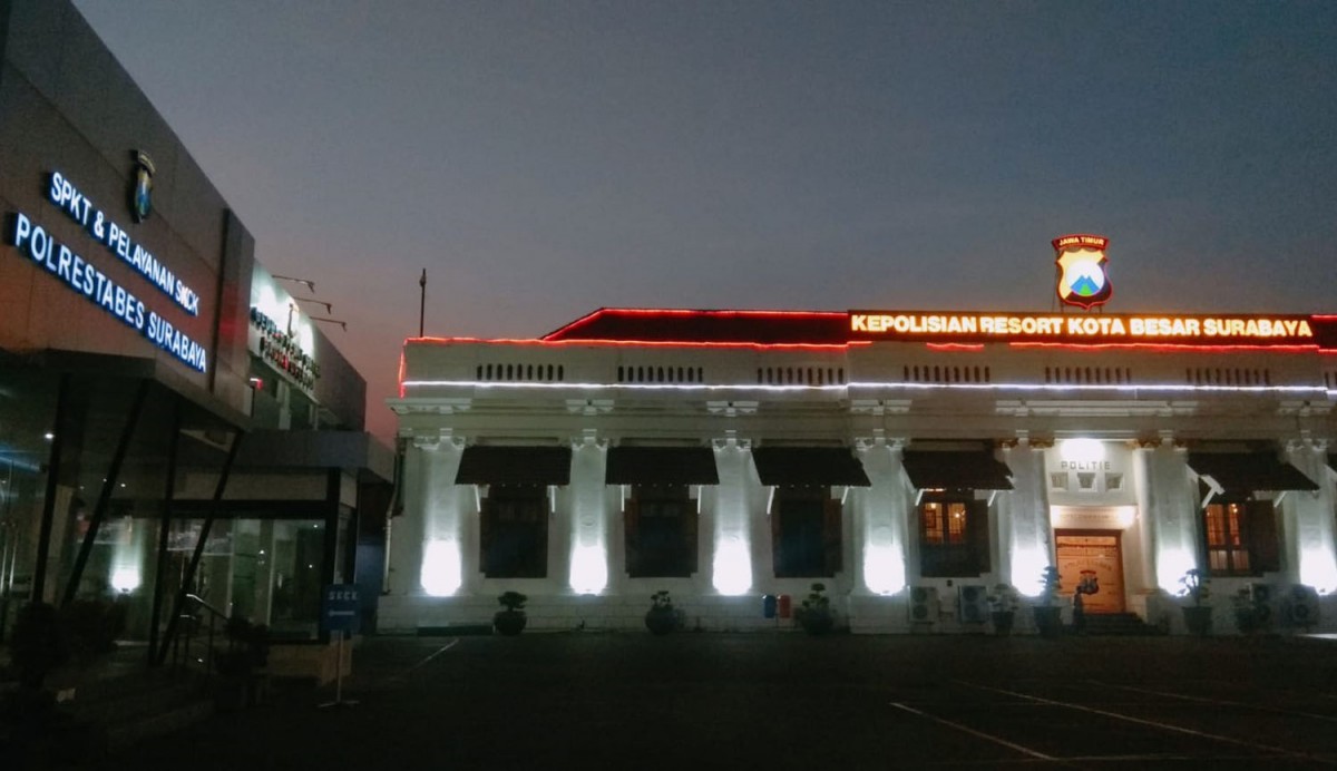 Markas Polrestabes Surabaya (Foto: Fahrizal Tito/jatimnow.com)