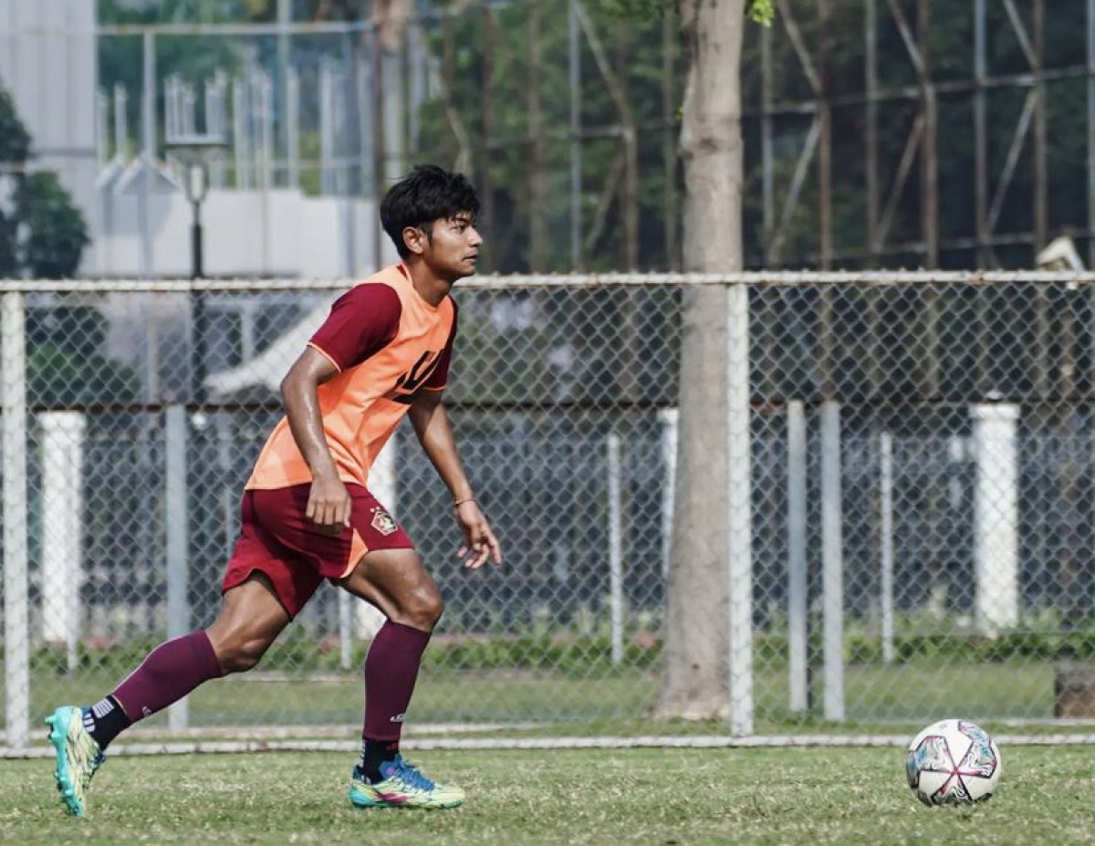 Pemain muda Persik Kediri, Riyatno Abiyoso. (Foto: Persik Kediri)