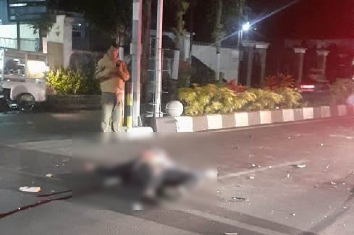 Korban kecelakaan di Kota Batu.(Foto: Gakkum Laka Lantas Polres Batu for jatimnow.com)