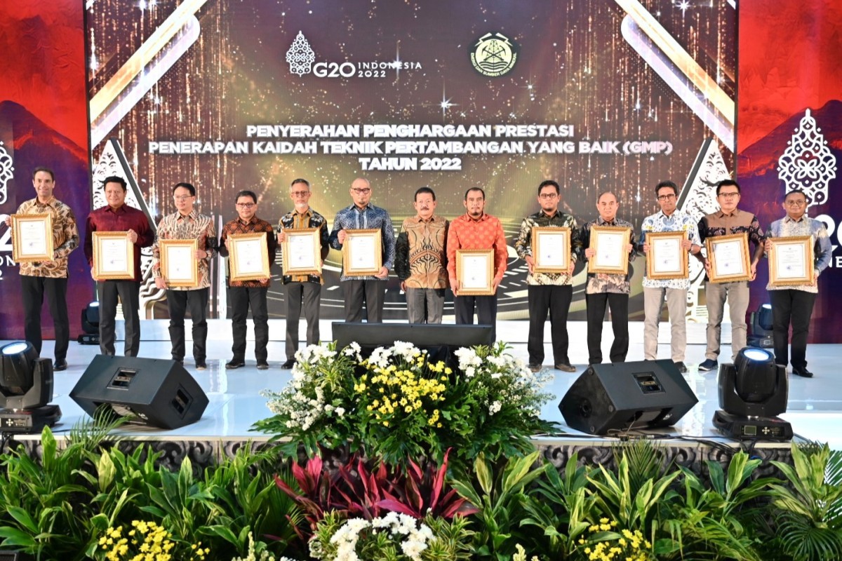 Ajang Good Mining Practices Award 2022.(Foto: Humas SIG)