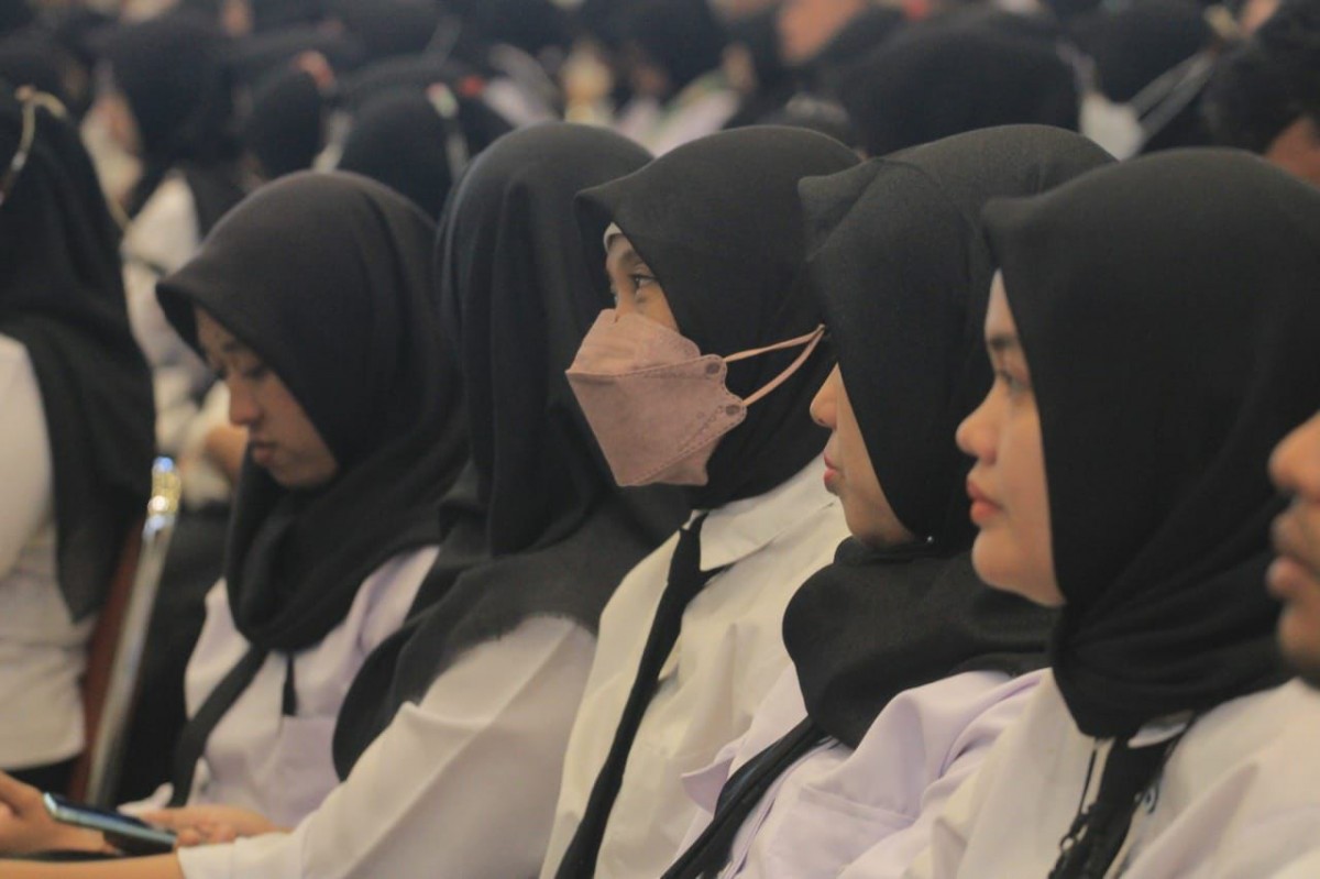 PPPK di Ponorogo menerima SK di Gedung Sasana Praja beberapa waktu lalu.(Foto: Mita Kusuma/jatimnow.com)