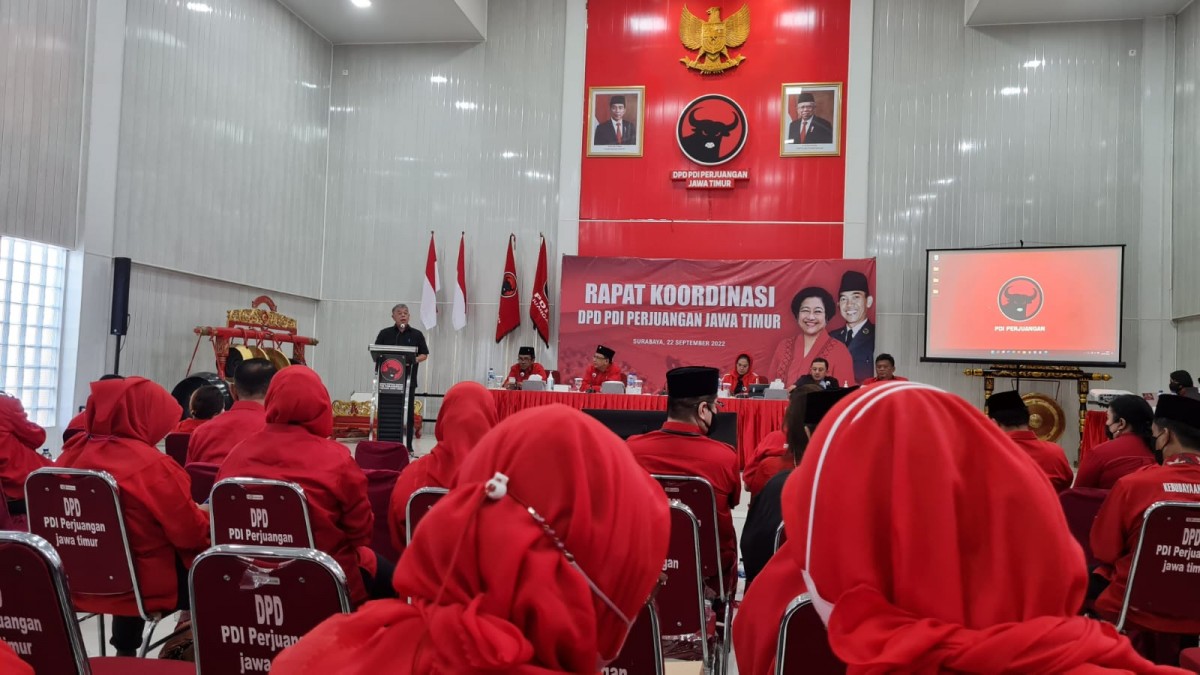 Banyak yang Tak Tahu Penjaringan Bacaleg, PDI Perjuangan Jatim Gelar Rakor