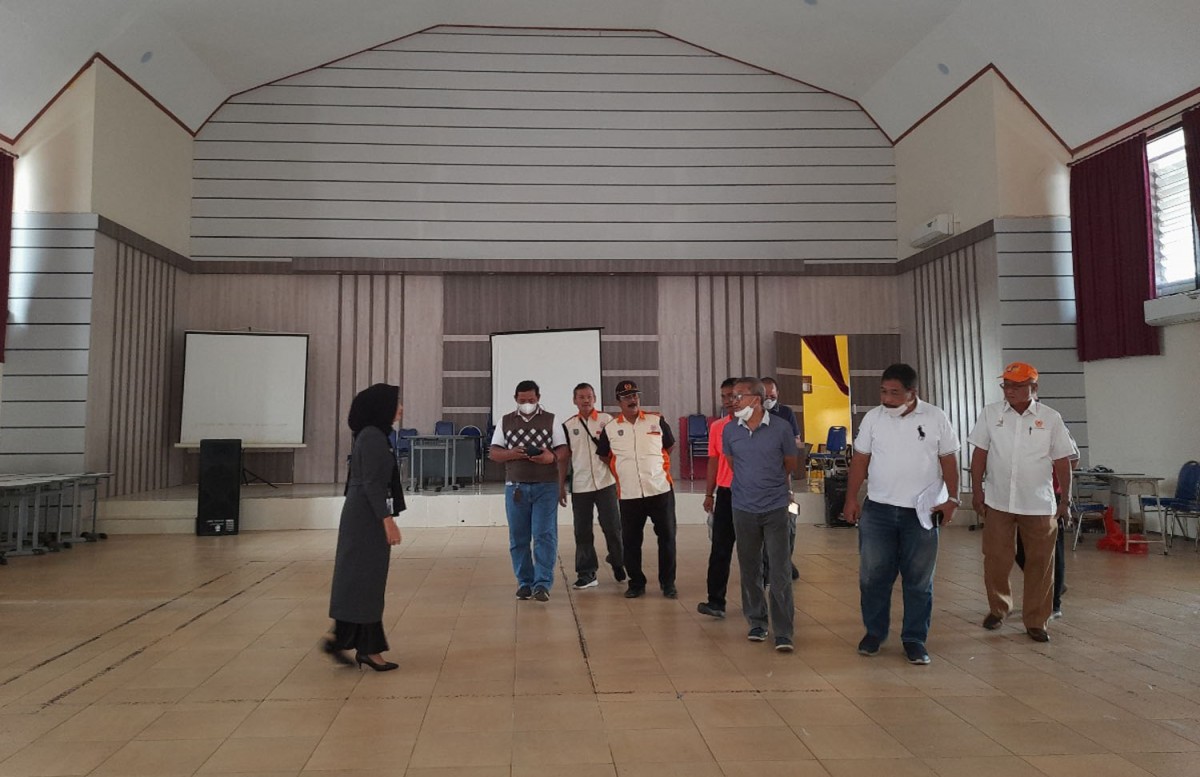 Salah satu tempat di Jombang yang ditinjau oleh KONI Jatim untuk dijadikan salah satu venue Porprov Jatim (Foto: Elok Aprianto/jatimnow.com)