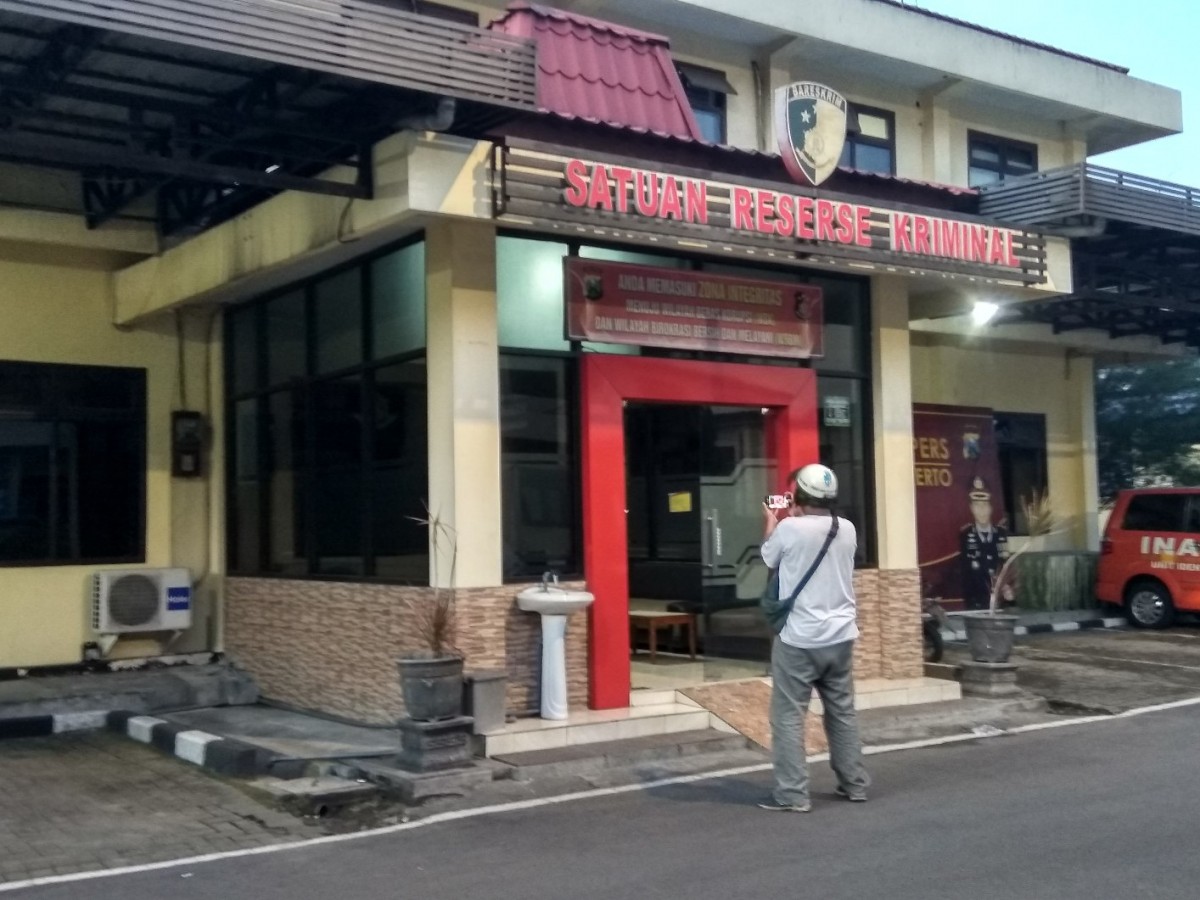Kantor Satreskrim Polres Mojokerto.(Foto: Achmad Supriyadi/jatimnow.com)