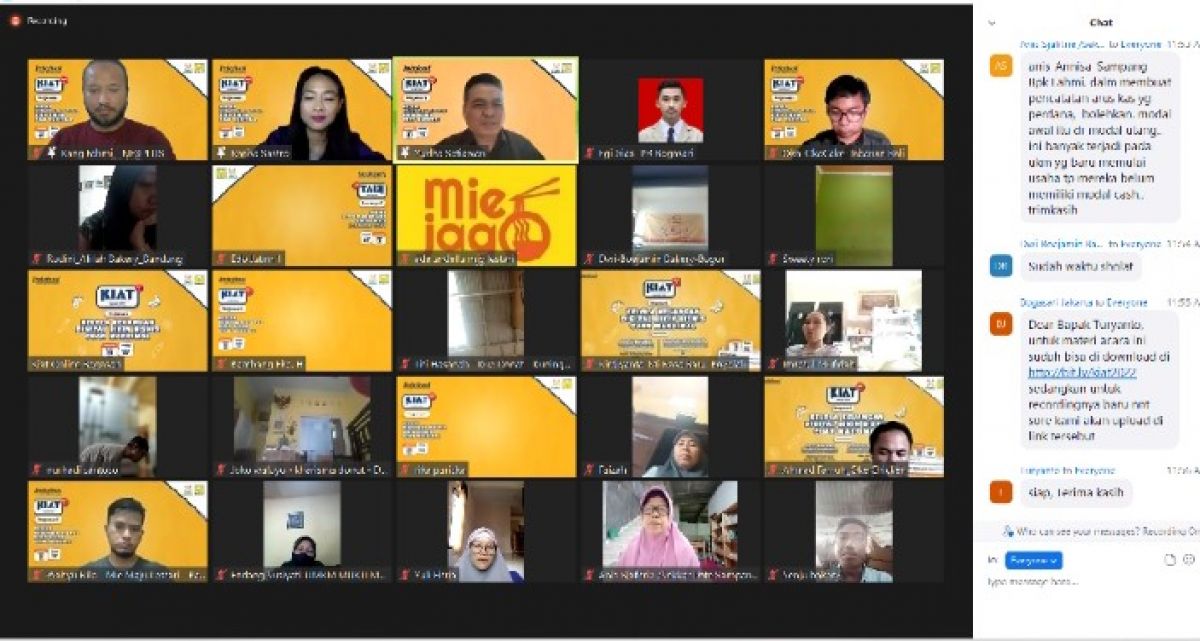 Acara Kiat (Kunci Informasi dan Terknologi) tahun 2022. (Foto: Humas PT Bogasari)