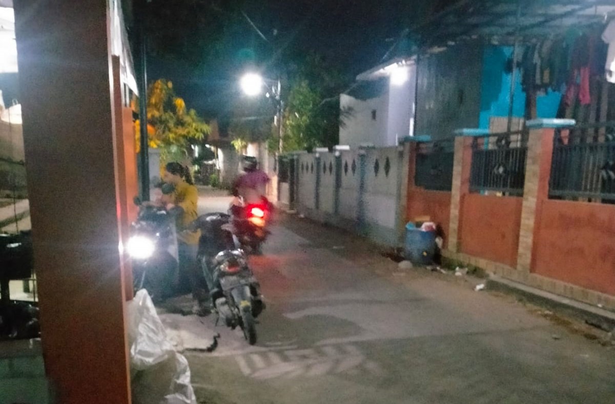 Tempat kos di Pagerwojo, Sidoarjo yang disatroni komplotan bandit motor (Foto: Zainul Fajar/jatimnow.com)