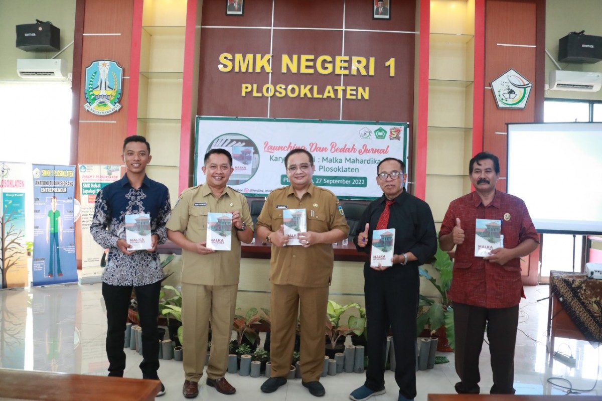 SMKN 1 Plosoklaten, Kabupaten Kediri menggelar launching dan bedah jurnal (Foto-foto: Humas Pemkab Kediri)