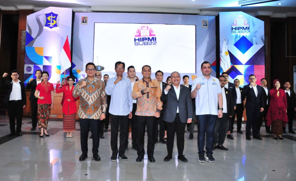 Pelantikan 165 pengurus BPC HIPMI Surabaya (Foto-foto: HIPMI Surabaya)