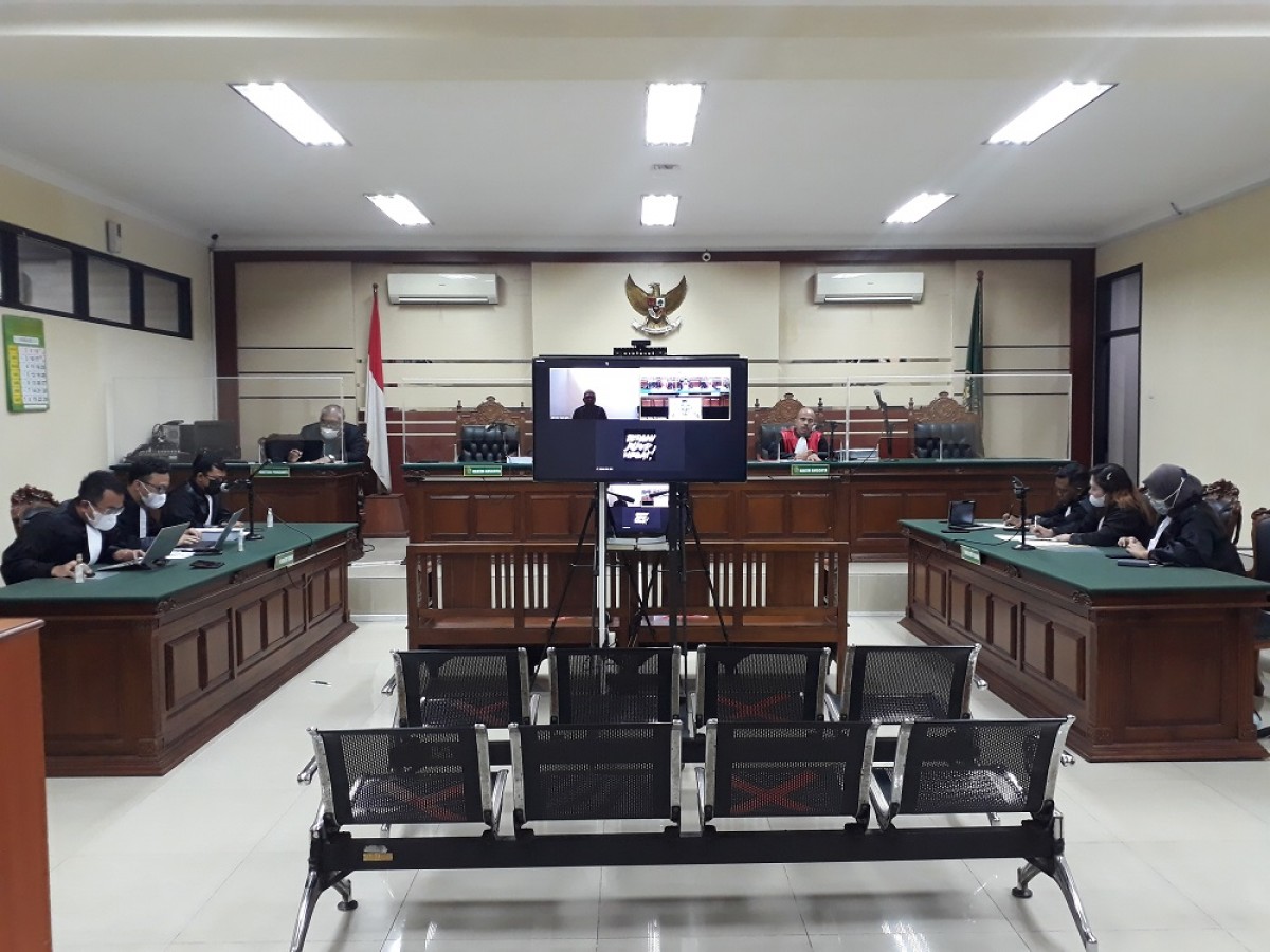 Suasana persidangan Mohammad Hamdan (Foto: Zainul Fajar/jatimnow.com)