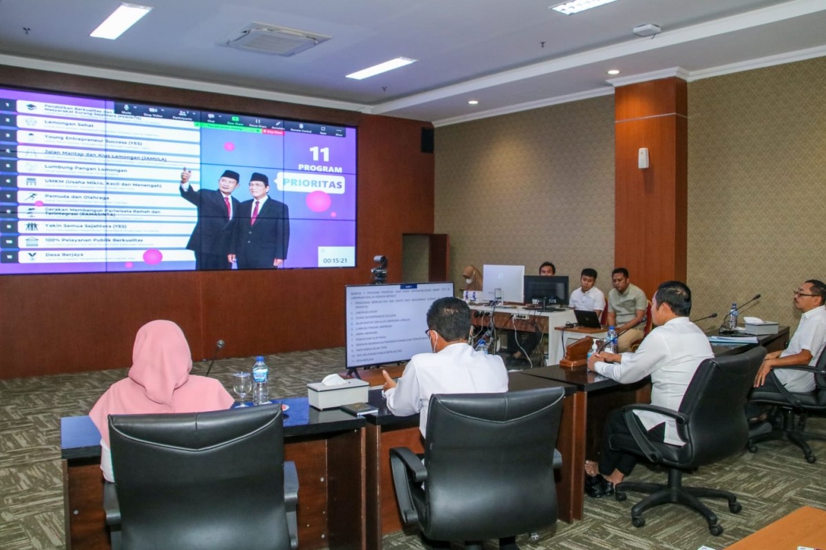 Pemaparan program pengembangan smart city di Lamongan oleh Pak Yes (Foto: Humas Pemkab Lamongan for jatimnow.com)