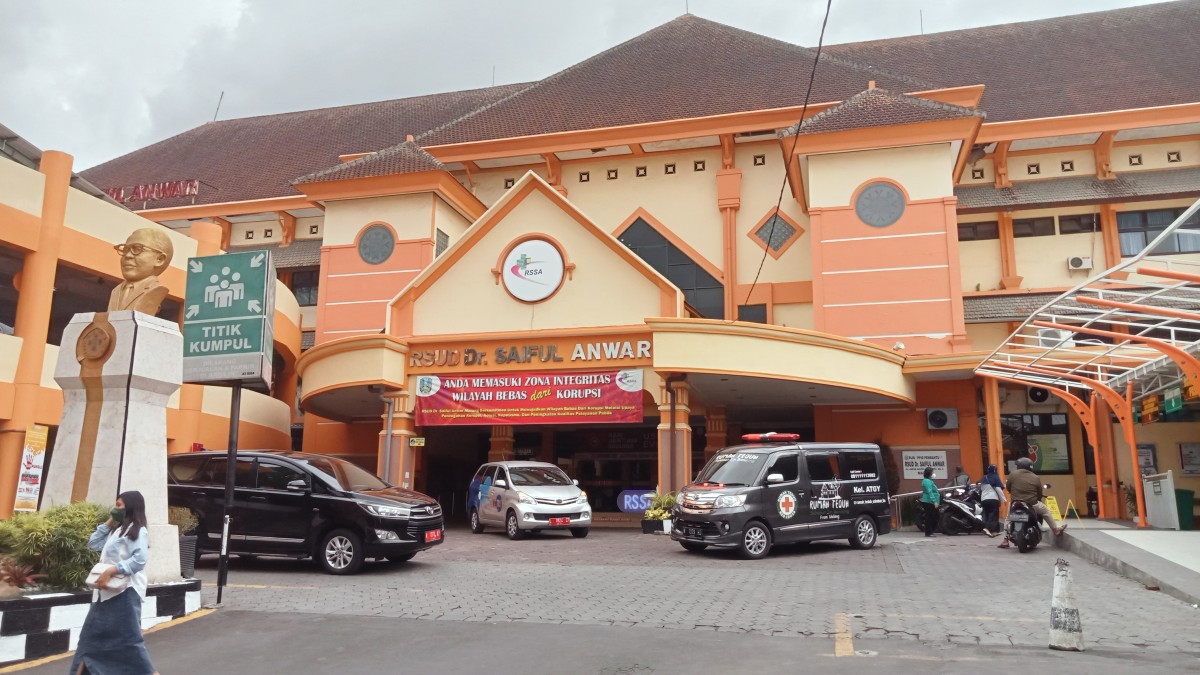 Rumah Sakit Saiful Anwar Malang (Foto: Moc Rois/jatimnow.com)