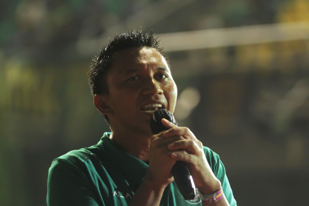 Azrul Ananda saat launching tim Persebaya beberapa waktu lalu (Foto: Dok. Sahlul Fahmi/jatimnow.com)