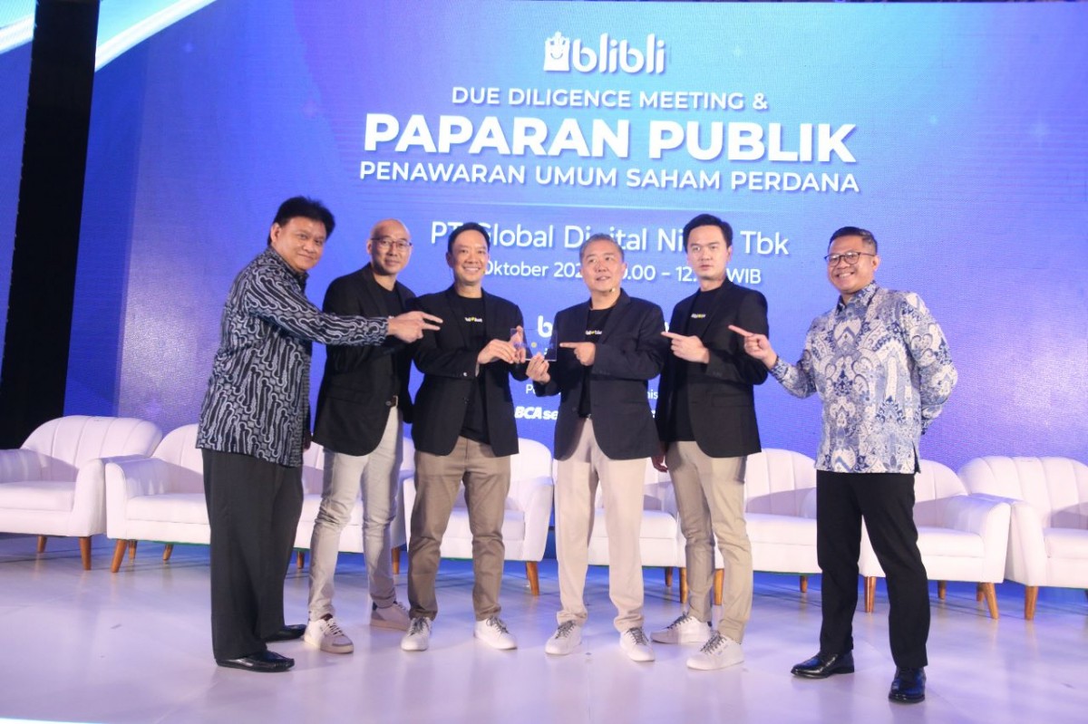 CEO & Co Founder Blibli, Kusumo Martanto selepas mengumumkan rencana IPO. (foto: Blibli for Jatimnow.com)