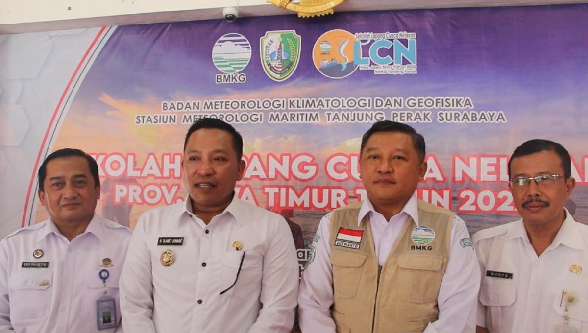 Deputi Metrologi BMKG, Guswanto. (foto: Fathor Rahman/jatimnow.com)
