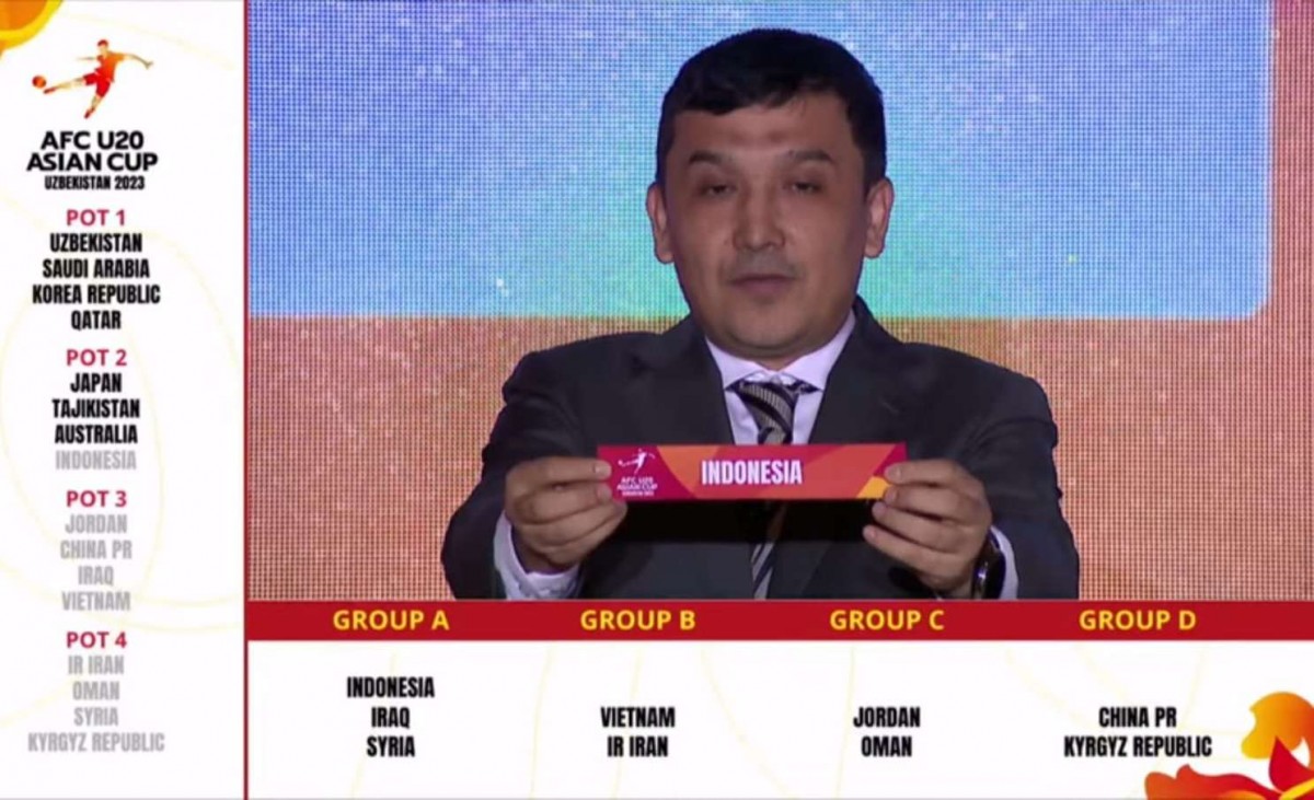 Indonesia Masuk Grup A Piala Asia U-20, Peluangnya Begini