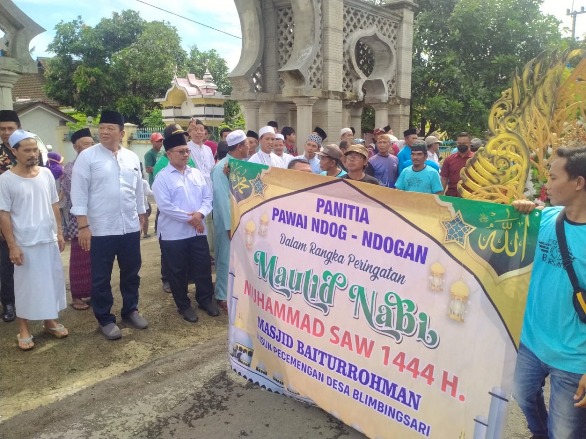 Tradisi Endhog-endhogan di Banyuwangi.(Foto: Humas Pemkab Banyuwangi)