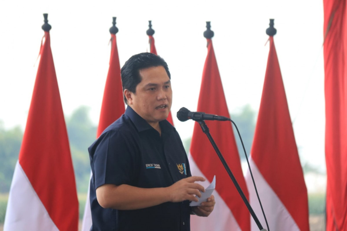 Menteri Badan Usaha Milik Negara (BUMN) Erick Thohir.(Foto: Diskominfo Kabupaten Mojokerto)